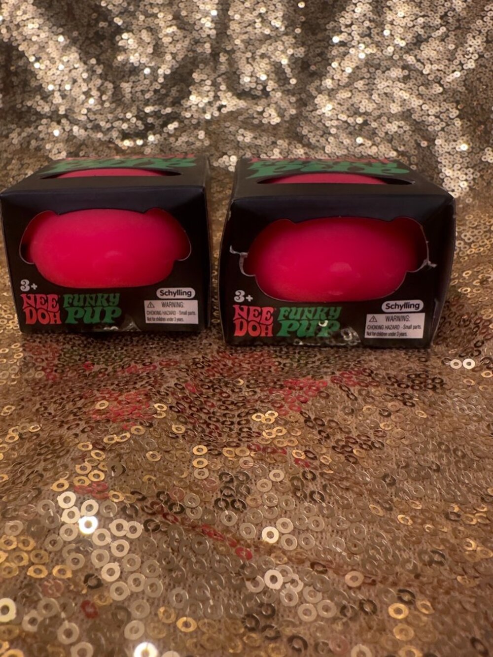Needoh Funky pups Pink